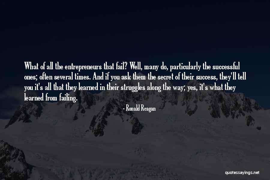 Successful Entrepreneurs Quotes By Ronald Reagan Successful Entrepreneurs Quotes By Ronald Reagan