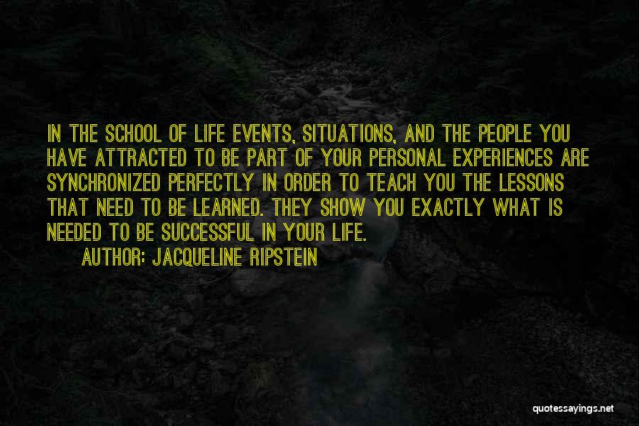 Successful Events Quotes By Jacqueline Ripstein
