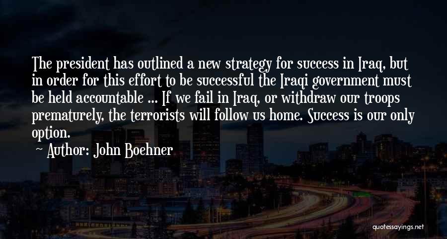 Successful Government Quotes By John Boehner