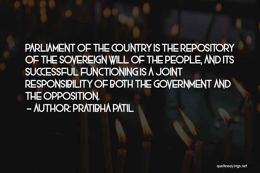 Successful Government Quotes By Pratibha Patil