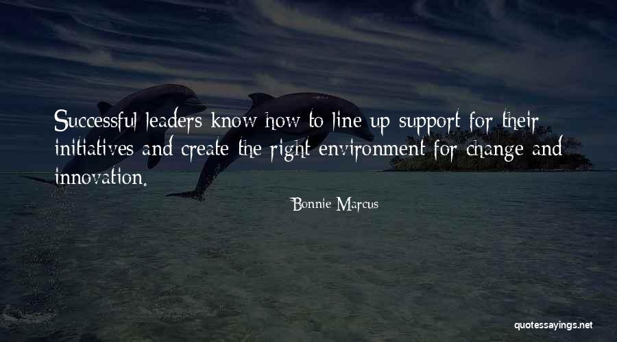 Successful Leaders Quotes By Bonnie Marcus