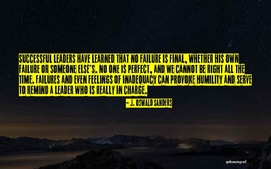 Successful Leaders Quotes By J. Oswald Sanders