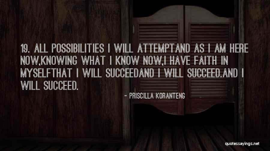 Successful Living Quotes By Priscilla Koranteng