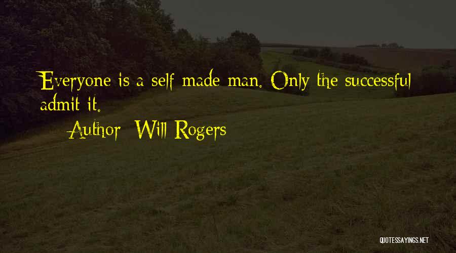 Successful Man Quotes By Will Rogers