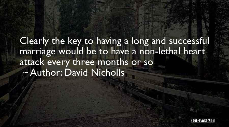 Successful Marriage Quotes By David Nicholls