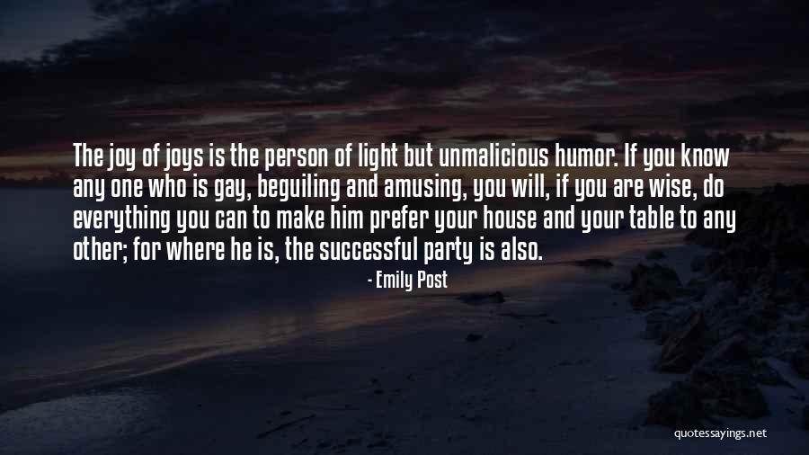 Successful Person Quotes By Emily Post