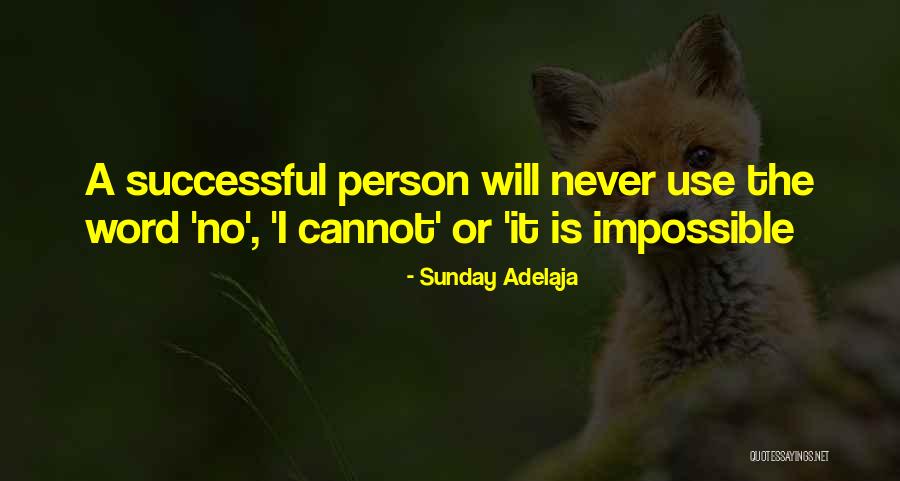 Successful Person Quotes By Sunday Adelaja