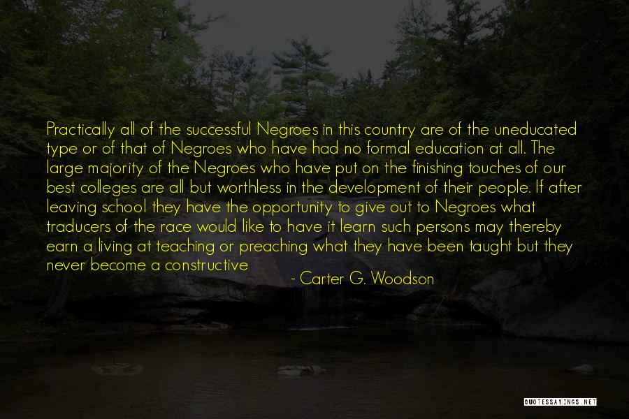 Successful Persons Quotes By Carter G. Woodson