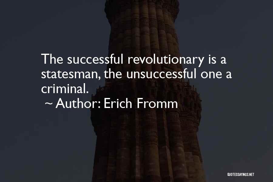 Successful Quotes By Erich Fromm