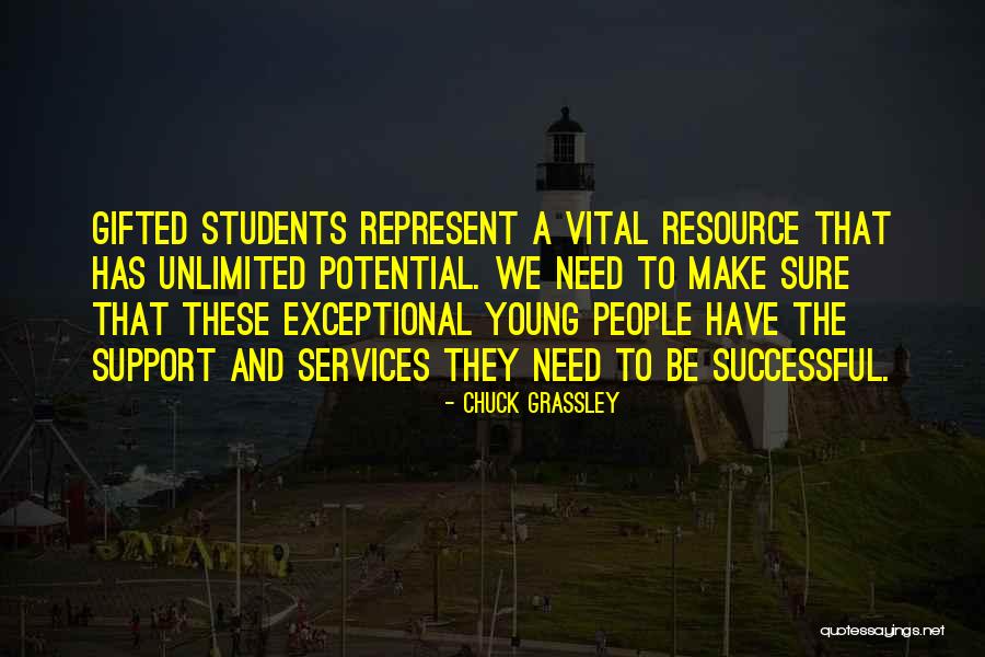 Successful Students Quotes By Chuck Grassley