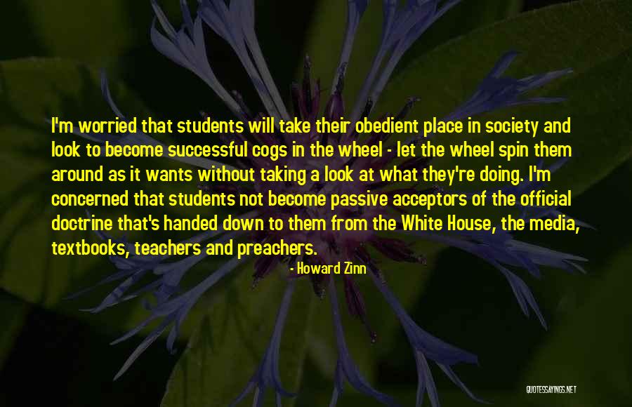 Successful Students Quotes By Howard Zinn