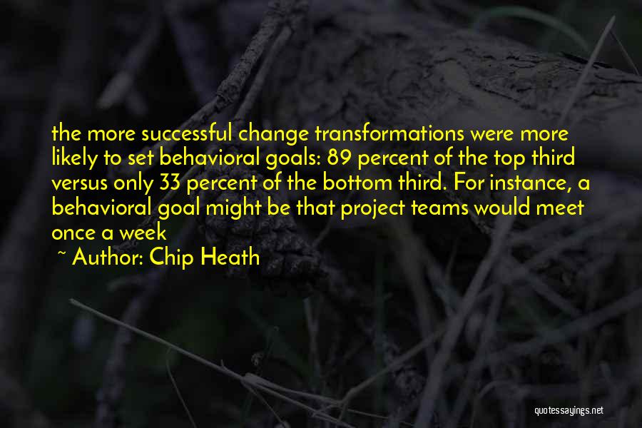 Successful Teams Quotes By Chip Heath