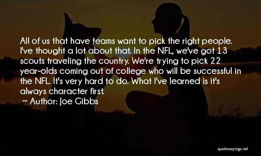 Successful Teams Quotes By Joe Gibbs