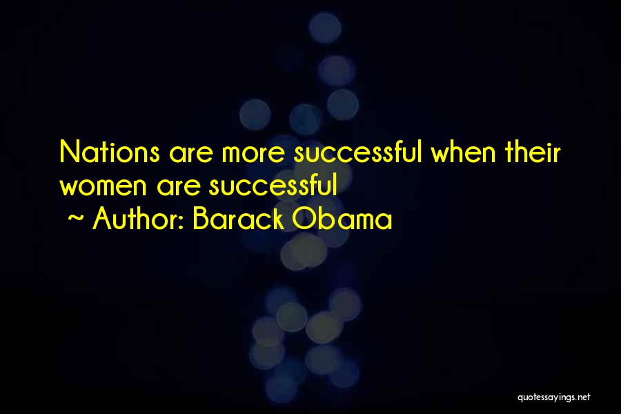 Successful Women Quotes By Barack Obama