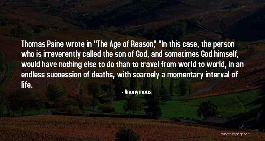 Succession Quotes By Anonymous