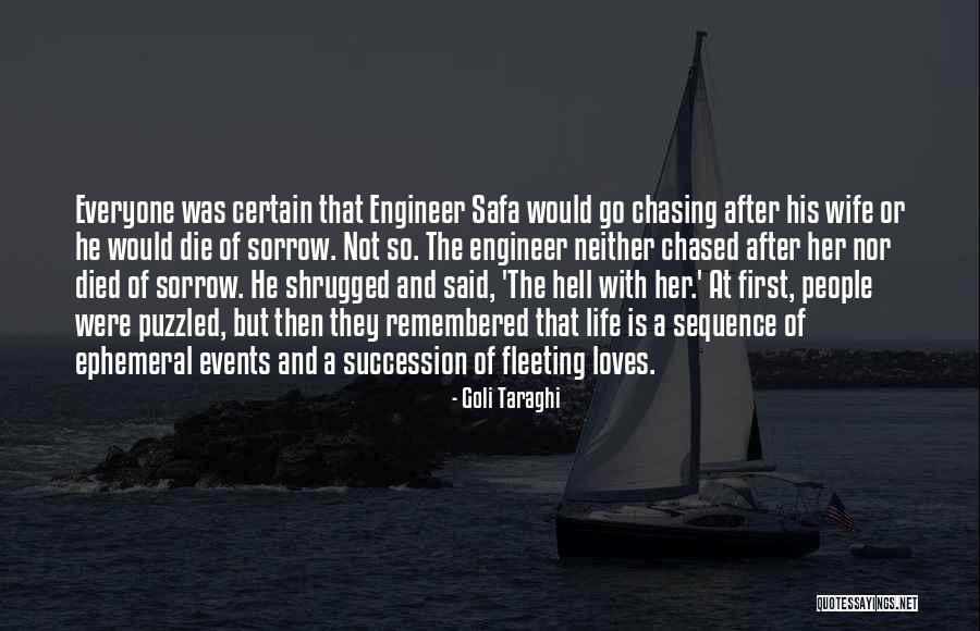 Succession Quotes By Goli Taraghi