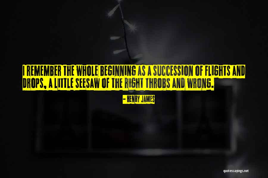 Succession Quotes By Henry James