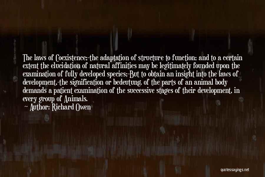 Successive Quotes By Richard Owen