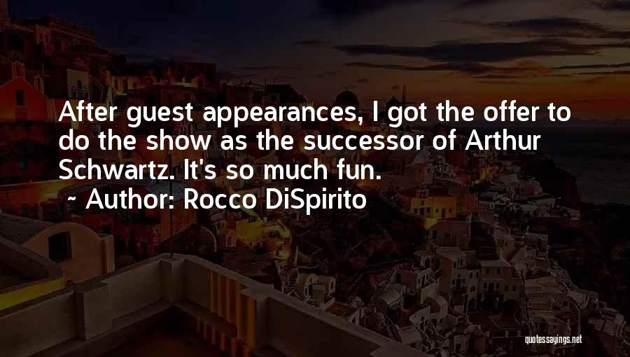 Successor Quotes By Rocco DiSpirito