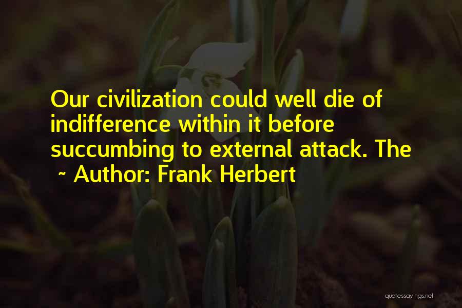 Succumbing Quotes By Frank Herbert