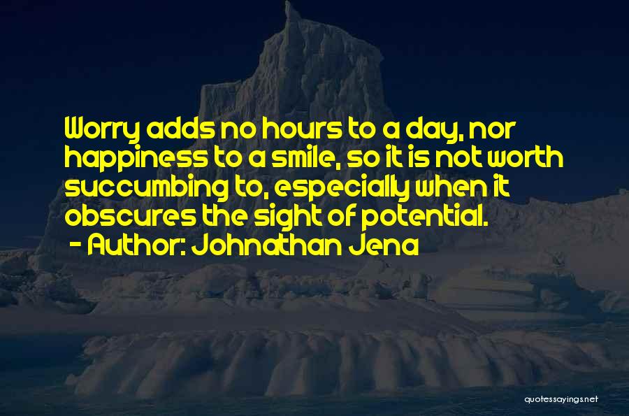 Succumbing Quotes By Johnathan Jena