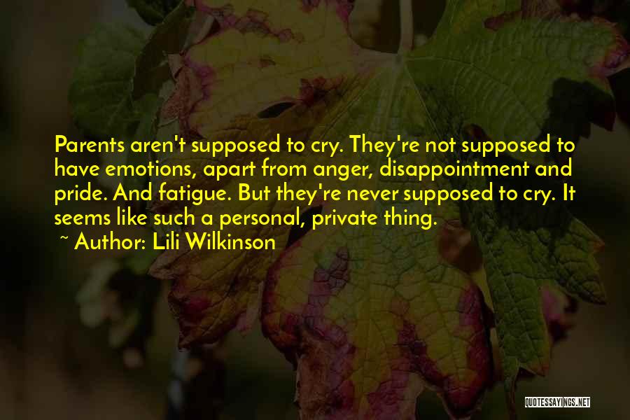 Such A Disappointment Quotes By Lili Wilkinson