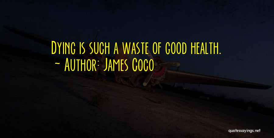 Such A Waste Quotes By James Coco