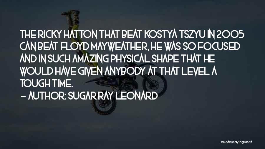 Such Amazing Quotes By Sugar Ray Leonard