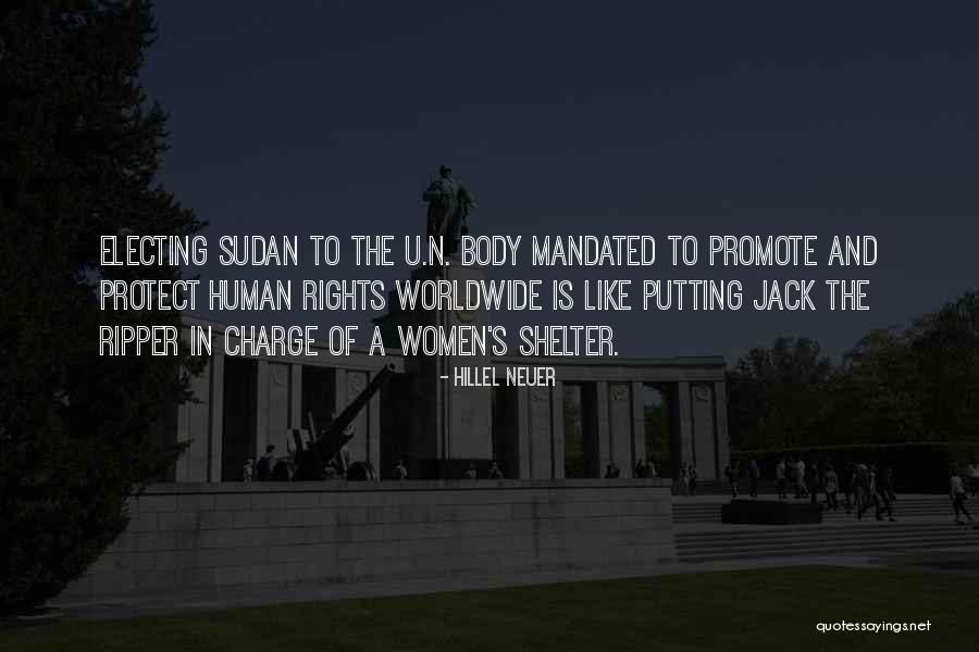 Sudan Best Quotes By Hillel Neuer Sudan Best Quotes By Hillel Neuer