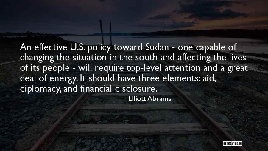 Sudan Quotes By Elliott Abrams