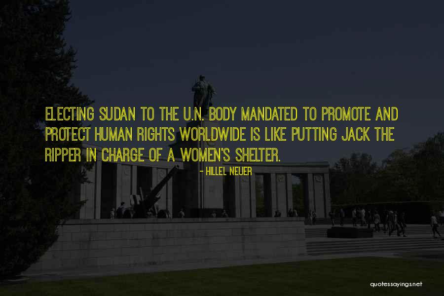 Sudan Quotes By Hillel Neuer Sudan Quotes By Hillel Neuer