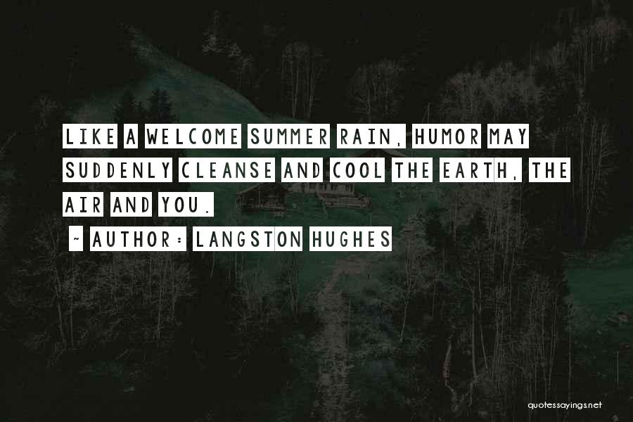 Suddenly Rain Quotes By Langston Hughes