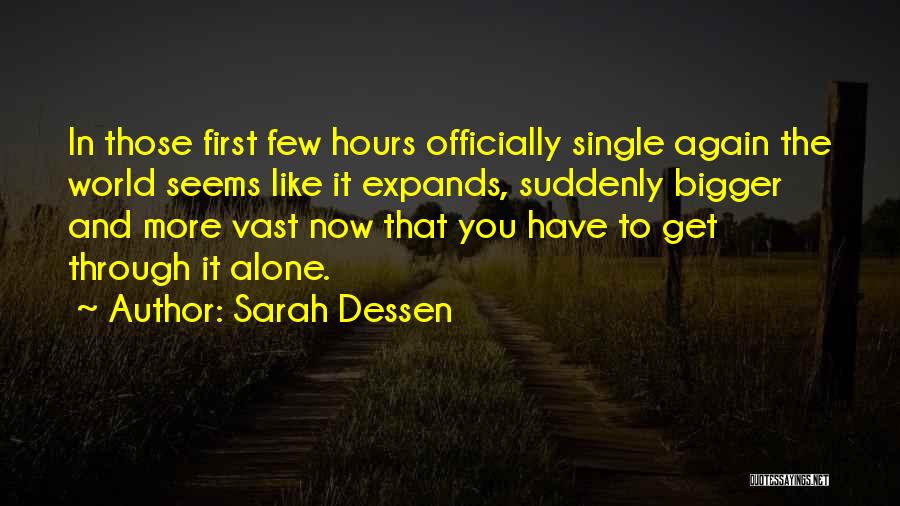 Suddenly Single Quotes By Sarah Dessen