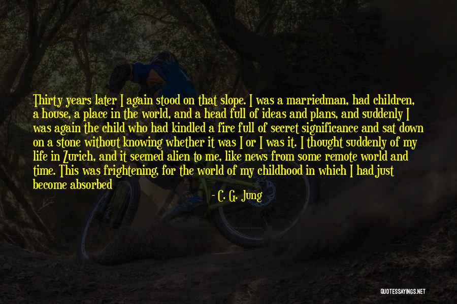 Suddenly Thirty Quotes By C. G. Jung