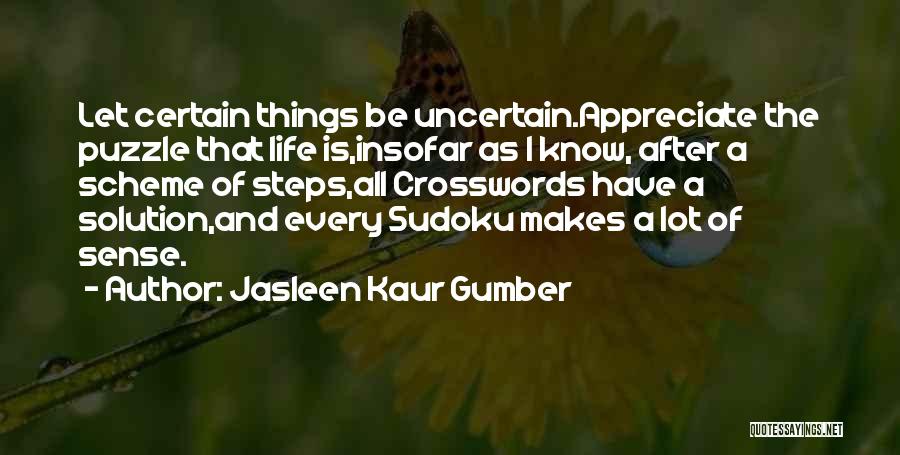 Sudoku Quotes By Jasleen Kaur Gumber
