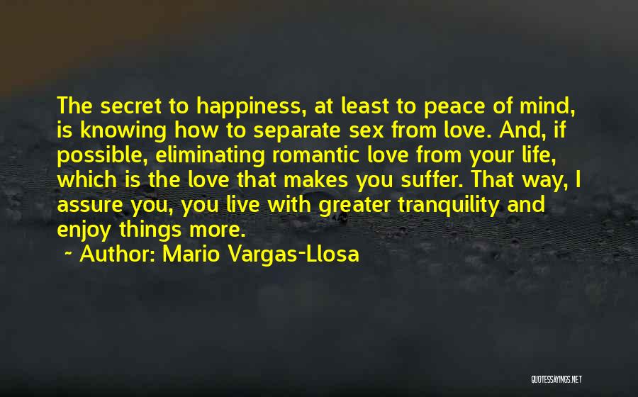 Suffer From Love Quotes By Mario Vargas-Llosa