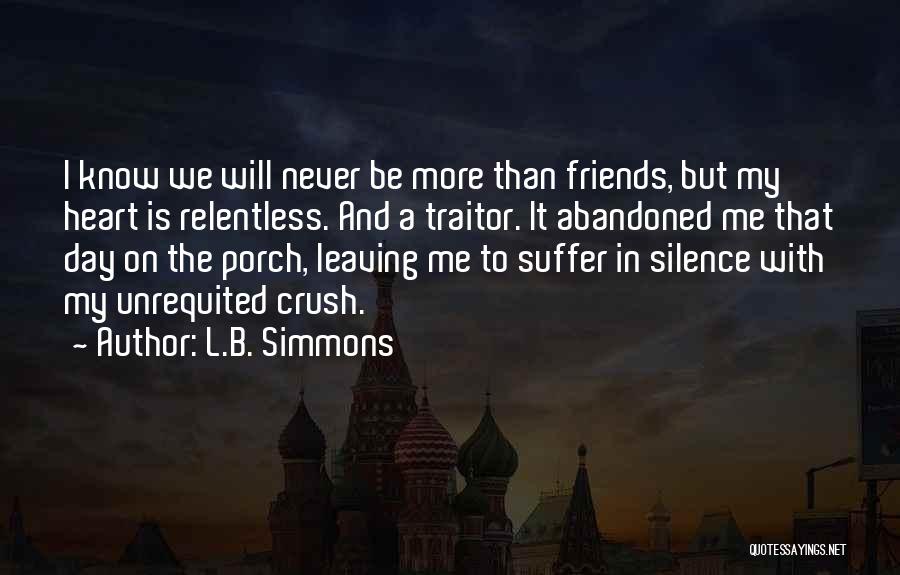 Suffer In Silence Quotes By L.B. Simmons