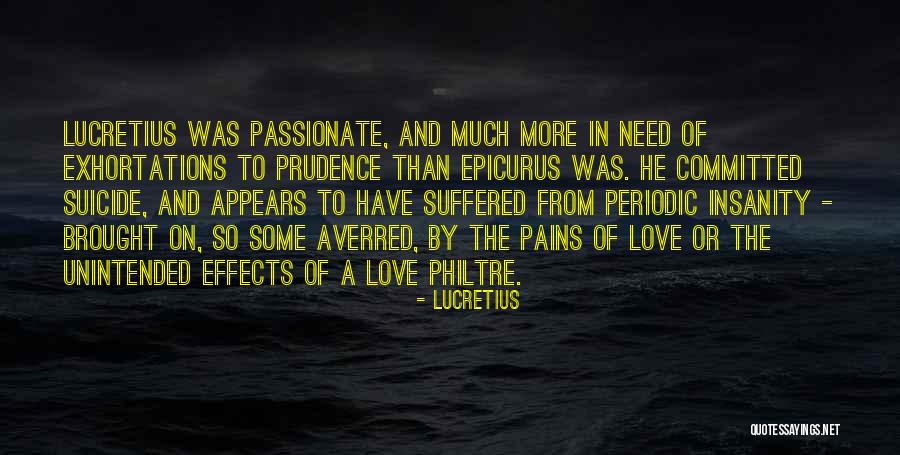 Suffered From Quotes By Lucretius Suffered From Quotes By Lucretius
