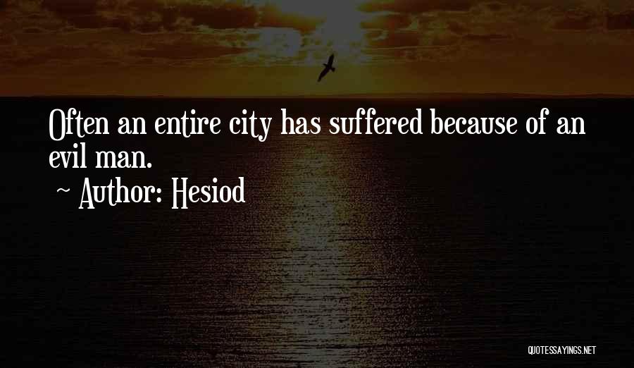 Suffered Quotes By Hesiod