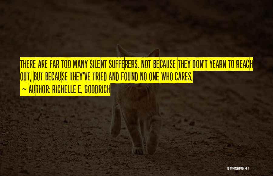 Sufferers Quotes By Richelle E. Goodrich