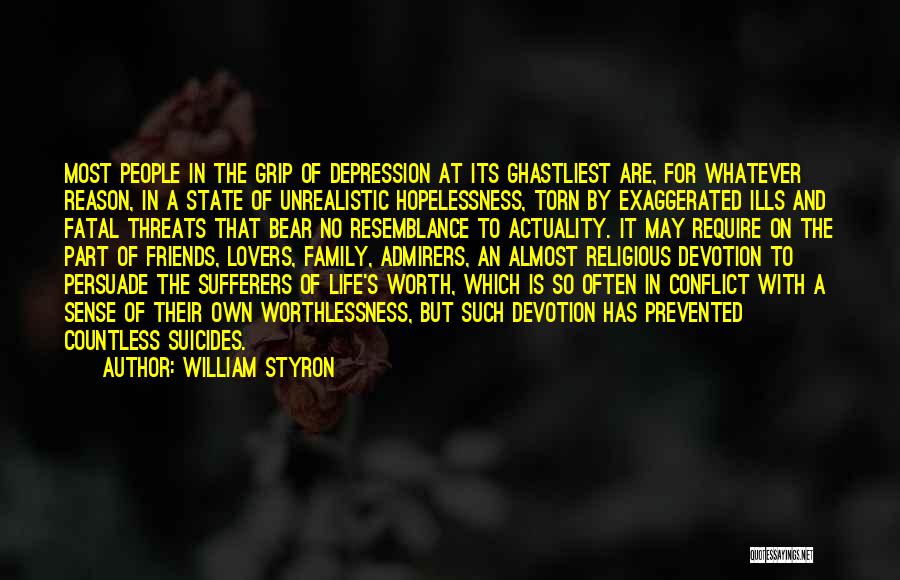 Sufferers Quotes By William Styron