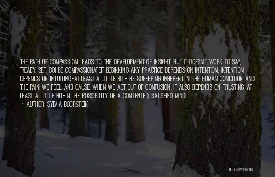Suffering And Compassion Quotes By Sylvia Boorstein