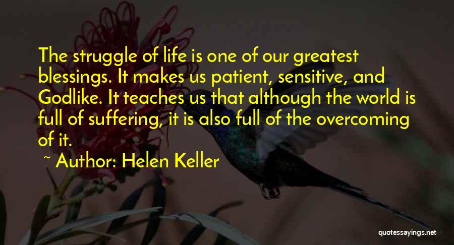 Suffering And Overcoming Quotes By Helen Keller