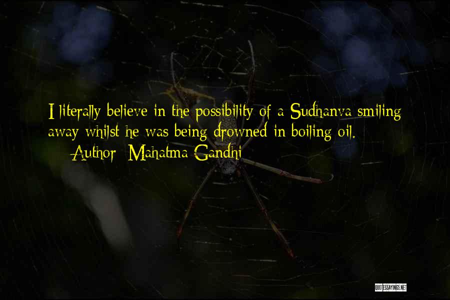 Suffering And Smiling Quotes By Mahatma Gandhi