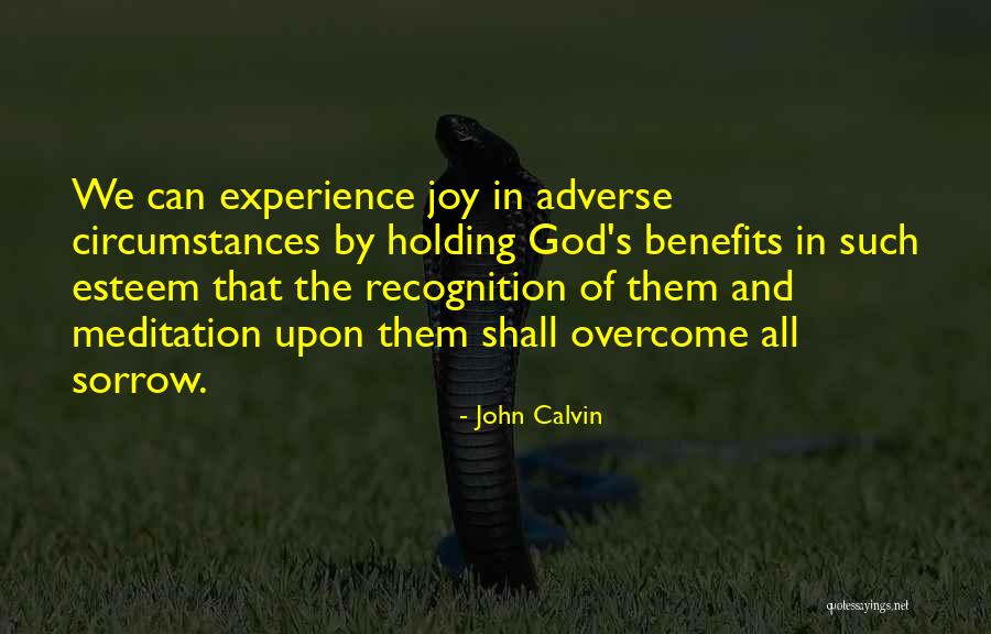 Suffering And Sorrow Quotes By John Calvin Suffering And Sorrow Quotes By John Calvin