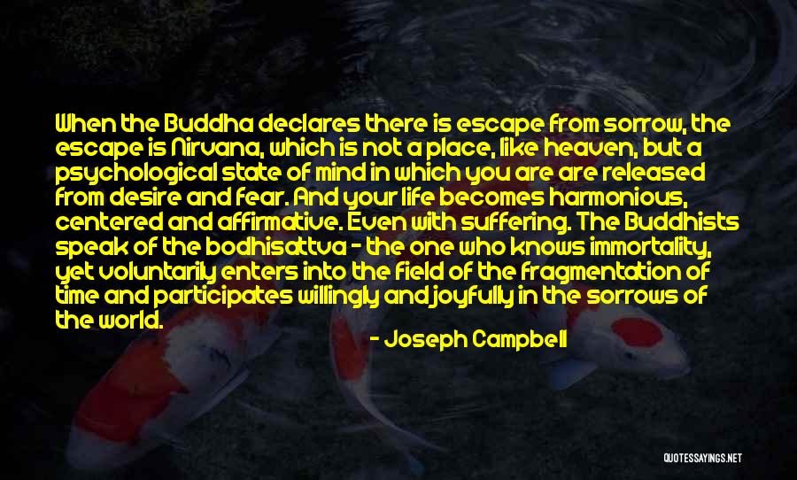 Suffering And Sorrow Quotes By Joseph Campbell Suffering And Sorrow Quotes By Joseph Campbell