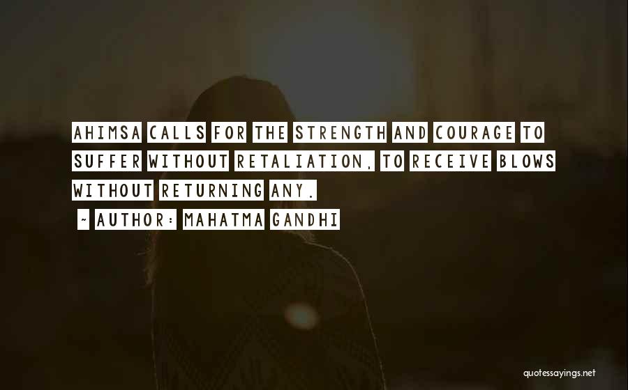 Suffering And Strength Quotes By Mahatma Gandhi