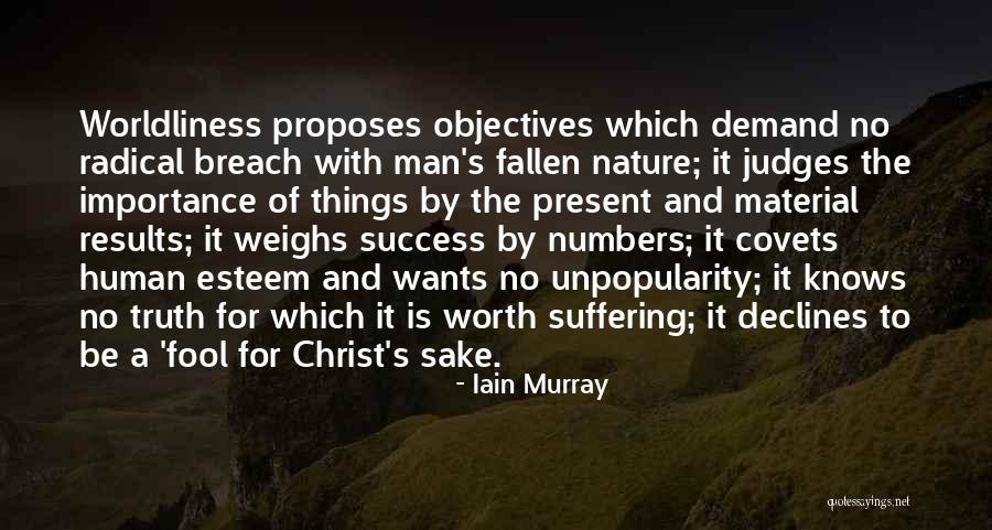 Suffering And Success Quotes By Iain Murray