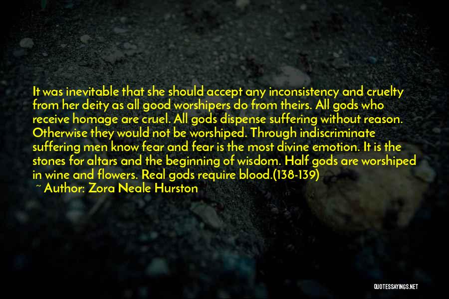 Suffering And Wisdom Quotes By Zora Neale Hurston