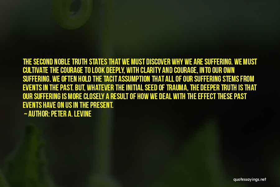 Suffering From The Past Quotes By Peter A. Levine